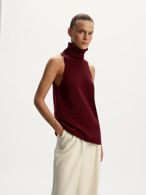 Cotton-linen top