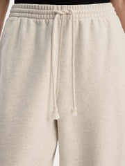 Melange terry trousers