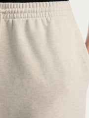 Melange terry trousers