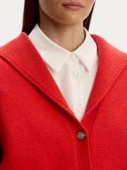 Cotton knit cardigan