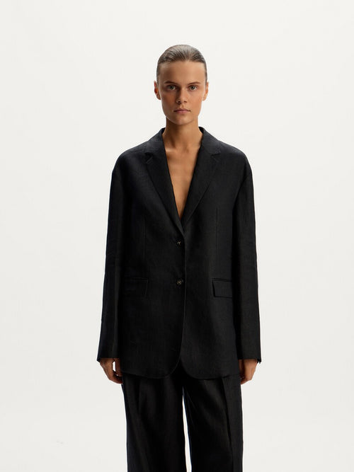 بليزر رسمي من الكتان