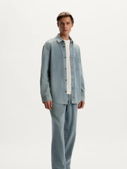 Lightweight denim shirt