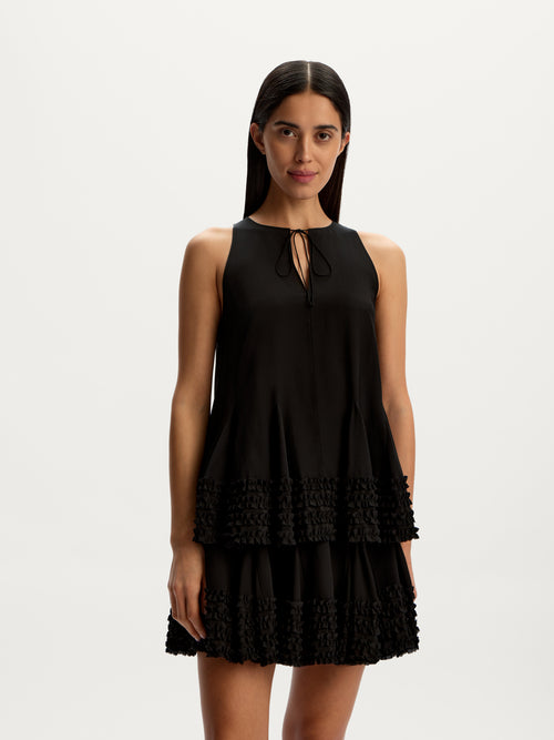Silk chiffon top