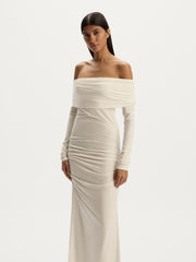 Off-shoulder dress