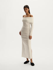 Off-shoulder dress