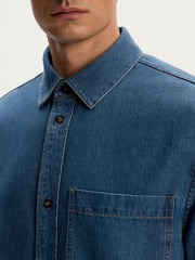 Lightweight denim shirt