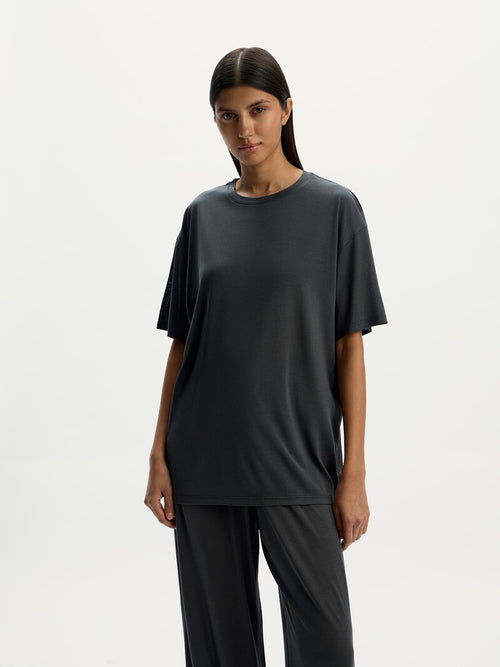 Silk jersey T-shirt