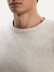 Textured terry sweatshirt