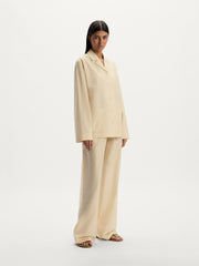 Cotton-blend trousers