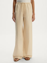 Cotton-blend trousers