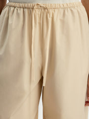 Cotton-blend trousers