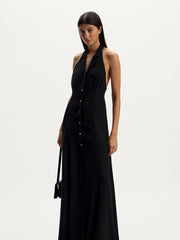 Halter maxi dress