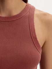 Garment-dyed tank top