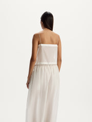 Cotton-silk top