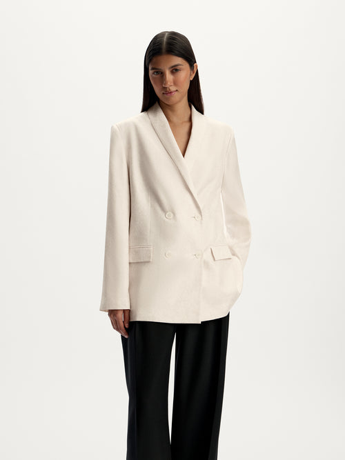 Silk blazer