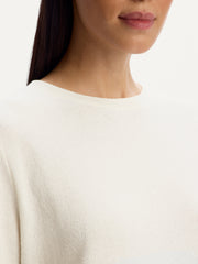Textured cotton T-shirt