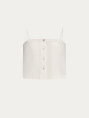 Cotton-silk top