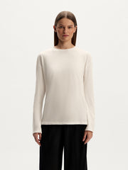 Cotton long-sleeve T-shirt