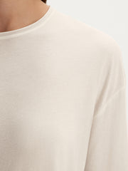 Cotton long-sleeve T-shirt