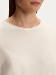 Cotton long-sleeve T-shirt