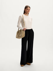 Cotton long-sleeve T-shirt