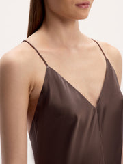Mulberry silk maxi dress