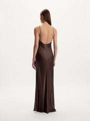 Mulberry silk maxi dress
