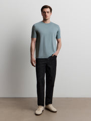 Mercerised cotton T-shirt