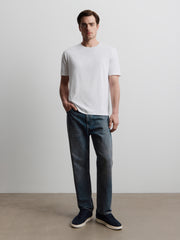 Mercerised cotton T-shirt