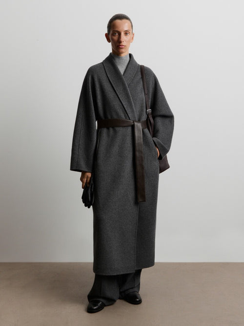 Wool-cashmere coat