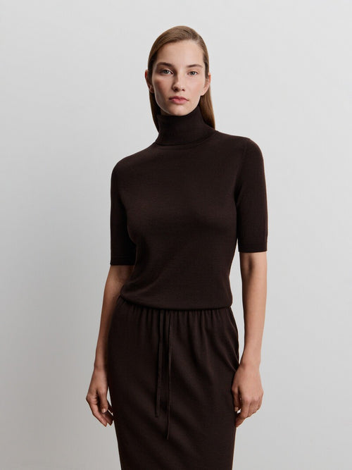 Merino turtleneck top