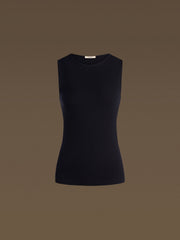Viscose-wool tank top