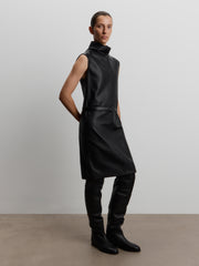 Leather dress