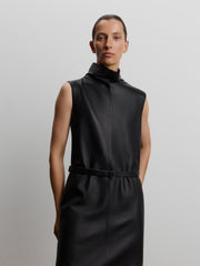 Leather dress