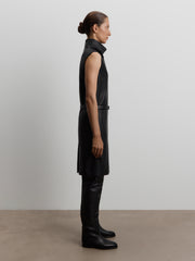 Leather dress
