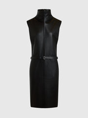 Leather dress
