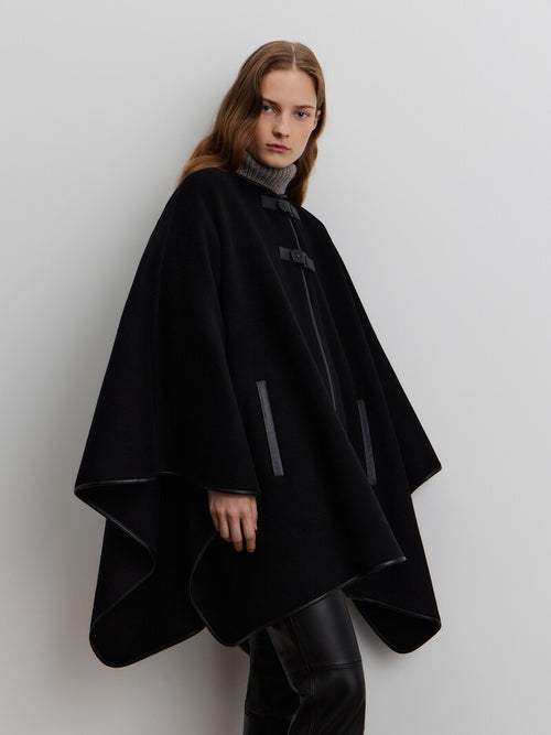Merino wool cape