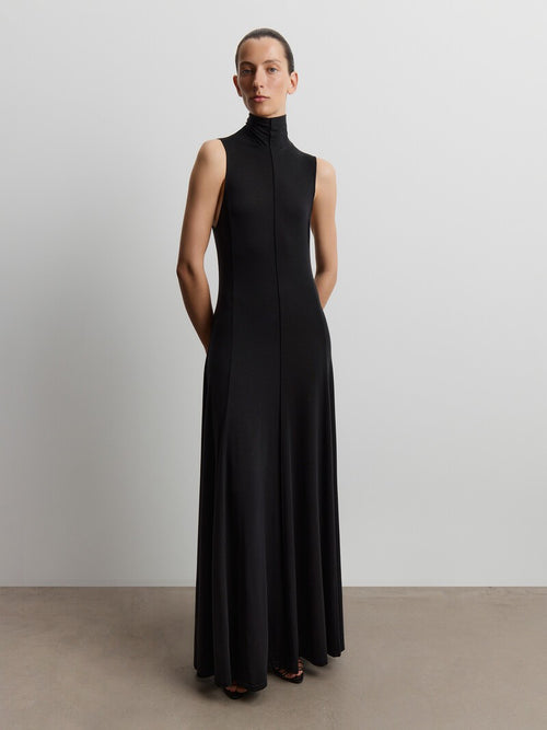 Wool-lyocell dress