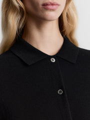 Merino-cashmere shirt dress