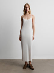 Merino-cashmere slip dress
