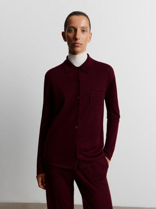 Merino-cashmere shirt