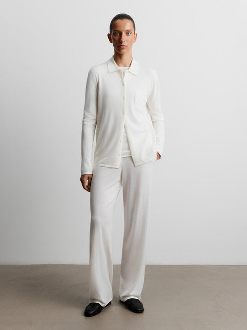Merino-cashmere trousers