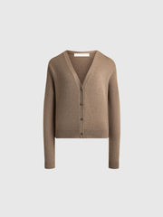 Wool-cashmere cardigan