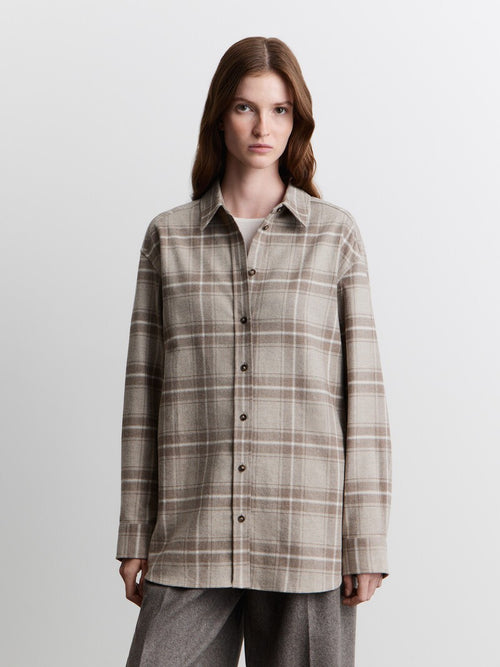 Cotton flannel shirt