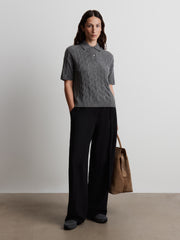 Preppy cashmere jumper