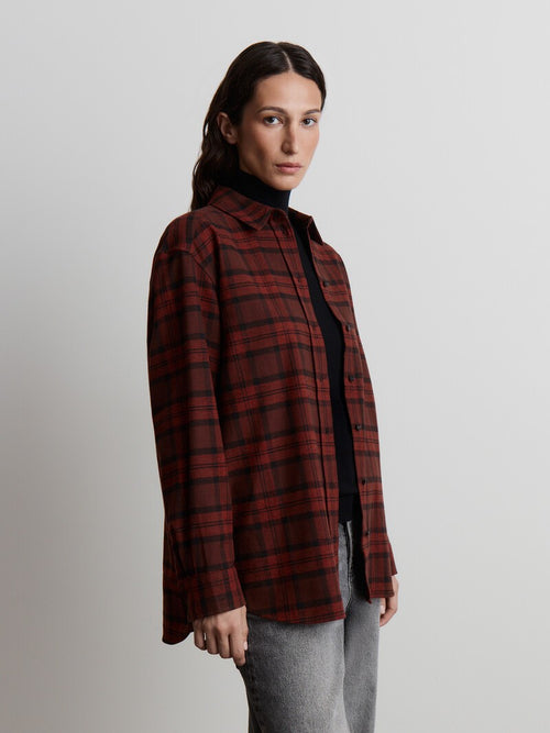 Cotton flannel shirt