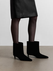 Suede ankle boots