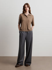 Soft wool trousers