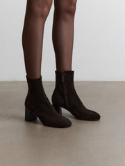 Suede ankle boots