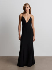 Silk chiffon dress